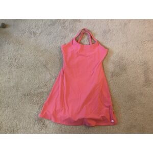 Rhoback Demi Active Dress Size XS Built in Shorts Coral Pink Tennis Pickleball